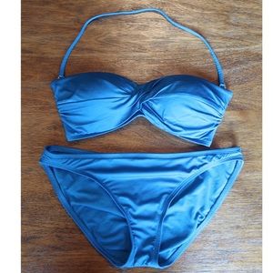 Mossimo Supply Co. Blue Bikini Size Small